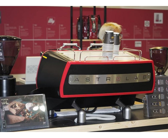 Fiamma Astrolab Multiboiler Tall Cup Espresso Kahve Makinesi, 2 Gruplu, Beyaz