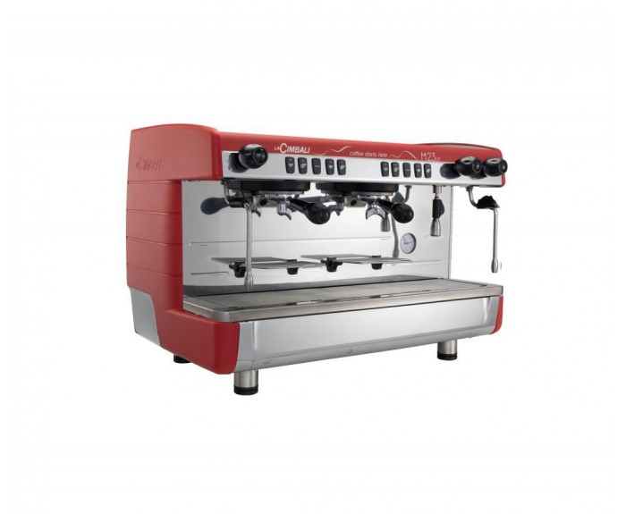 Cimbali M23 UP DT/2 Tam Otomatik Tall Cup Espresso Kahve Makinesi, 2 Gruplu kırmızı