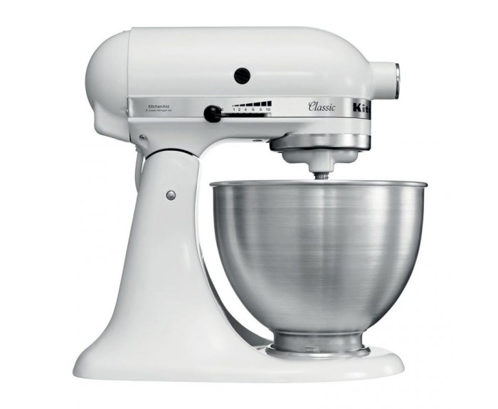 KitchenAid 5K45SS Classic Stand Mikser, 4.3 L, Beyaz