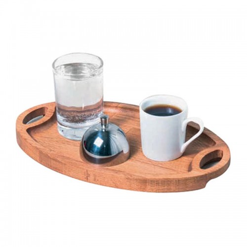 Biradlı GRV-307 Ahşap Türk Kahve Sunum Seti, 25x15x1.8 cm