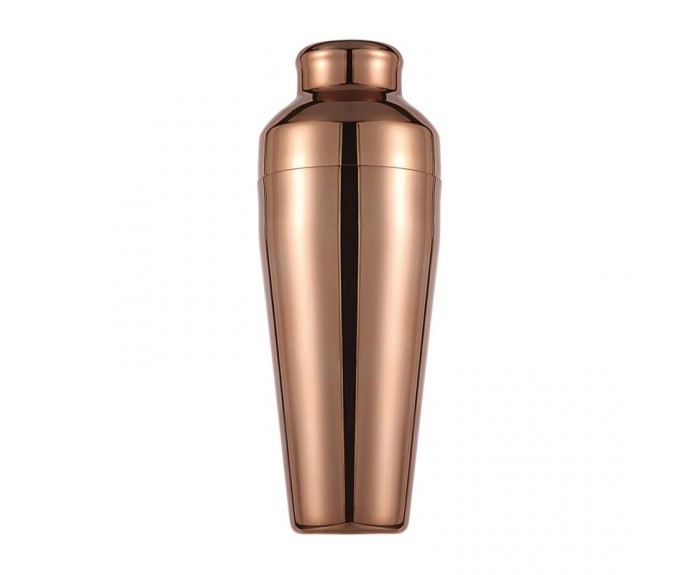 Biradlı BRD-601 Fransız Model Paslanmaz Çelik Shaker, 600 ml, Bakır
