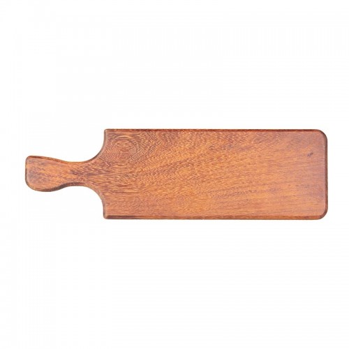Biradlı GRV-1856 Kulplu Iroko Pide Sunum Tahtası, 50x15 cm