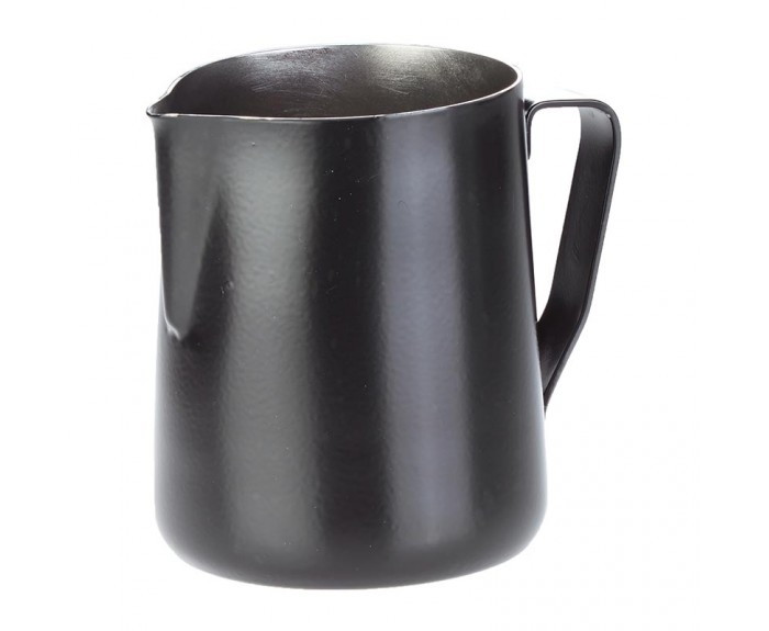 Biradlı GRV-040 Süt Potu Pitcher, 700 ml, Siyah