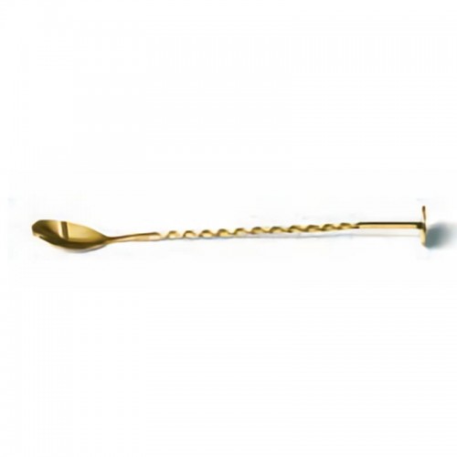 Biradlı BRD-681 Burgulu Bar Kaşığı, 27 cm, Altın
