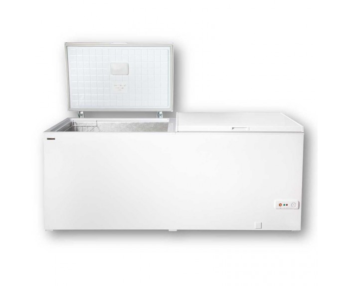 Şenocak D 621 DUAL DF Çift Modlu İki Kapaklı Inox Derin Dondurucu, 655 L
