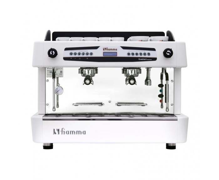Fiamma Quadrant 2 DSP TC Espresso Kahve Makinesi, 2 Gruplu, Beyaz
