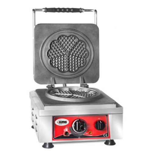 GMG KGW 01 L Çiçek Model Waffle Makinesi, Ø 21 x 1,5 cm