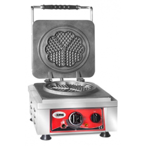 GMG KGW 01 M Çiçek Model Waffle Makinesi, Ø 16,5 x 1,5 cm