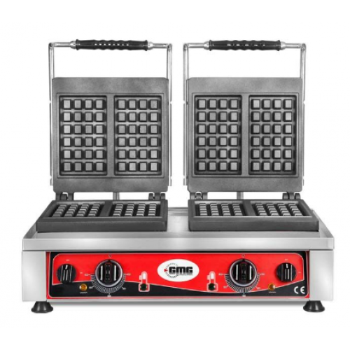 GMG KGW 5530 WE Çift Kapaklı Waffle Makinesi, Çift Kareli 2 x 10 x 17 x 1,5 cm