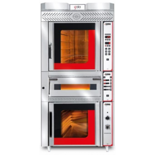 Gmg GALA 5 + KP6 40x60 5 Tepsi Patisserie Fırını, 1 Kat Taş Tabanlı Fırın, Mayalandırma Kabini