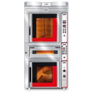 Gmg GALA 5 + KP6 40x60 5 Tepsi Patisserie Fırını, 1 Kat Taş Tabanlı Fırın, Mayalandırma Kabini