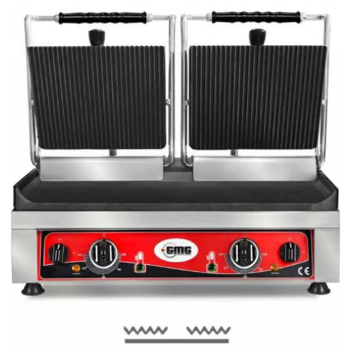 GMG KG 5530 DG Yarı Düz Tost Makinesi, 52x24 cm