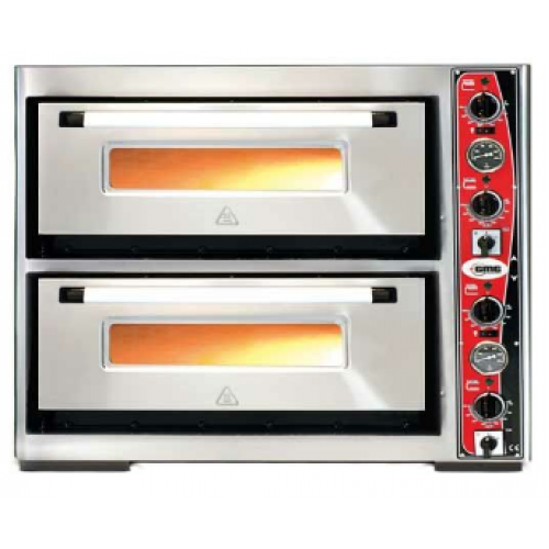 GMG PF 70105 DE-T(Termometreli) Ø 34cm 6+6 Adet Tepsi Kapasiteli Pizza Fırını