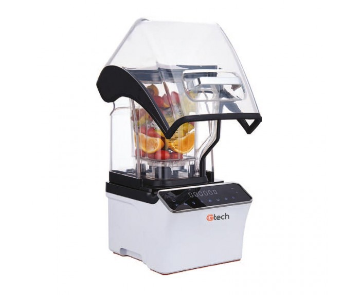 Gtech GT-E8 Bar Blender, Gürültü Önleyici Kapaklı, 1.2 L, 1500 W, Beyaz