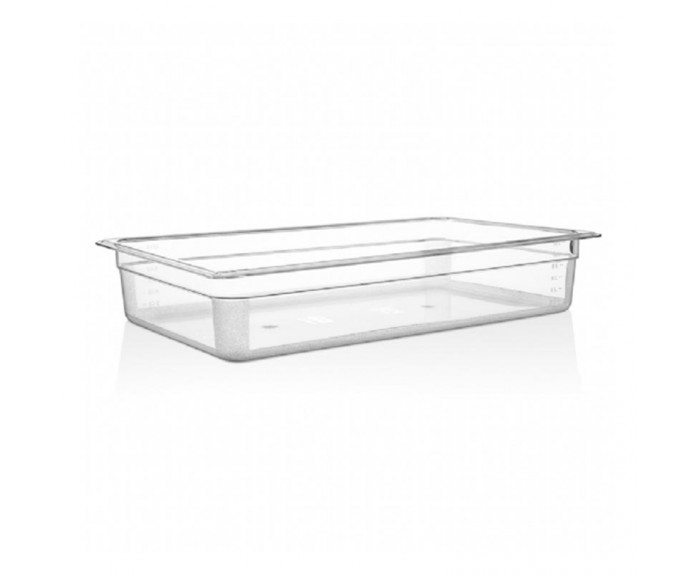 GastroPlast GN 1/1-100 mm Polikarbonat Gastronom Küvet