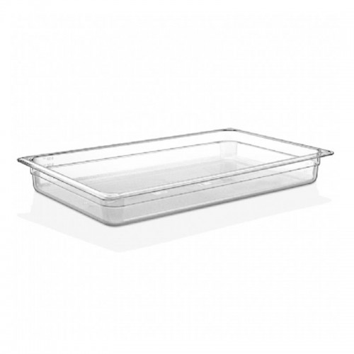 GastroPlast GN 1/1-65 mm Polikarbonat Gastronom Küvet, Şeffaf