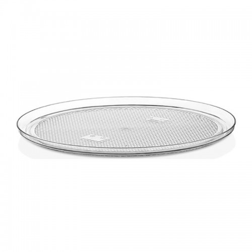 GastroPlast Polikarbonat Yuvarlak Fanus Tepsisi, 30 cm, Şeffaf