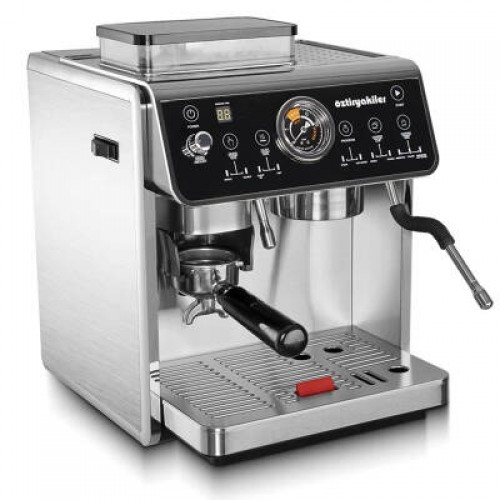 Öztiryakiler Mini Barista Öğütücülü Espresso Kahve Makinesi, Tek Gruplu