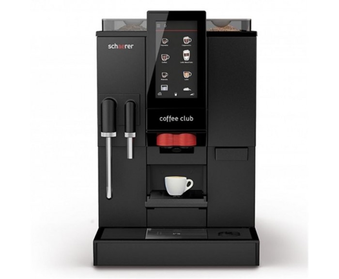 Schaerer Coffee Club Tam Otomatik Espresso Kahve Makinesi süt dolabı dahil