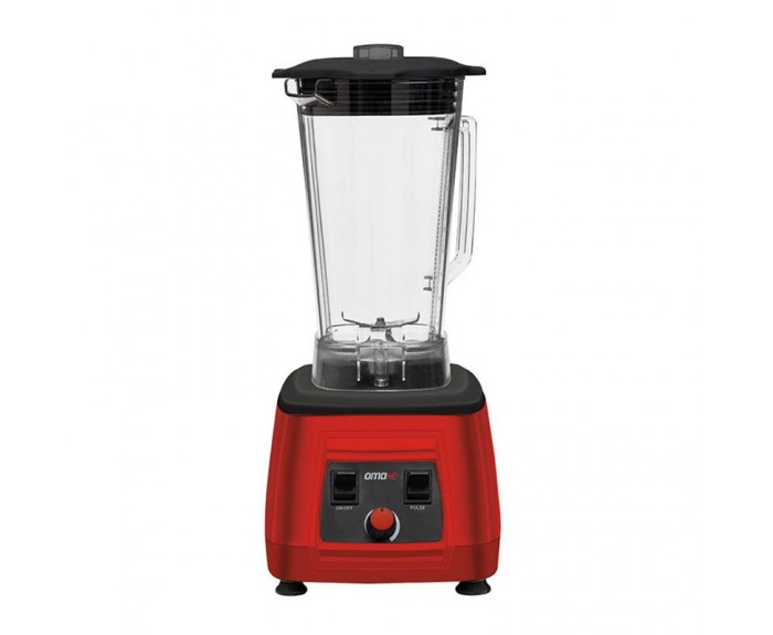 Omake Buz Kırıcı Manuel Bar Blender, 3 L, 2200 W, Kırmızı
