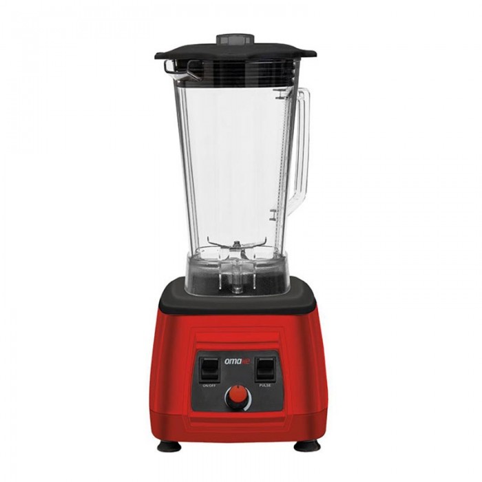 Omake Buz Kırıcı Manuel Bar Blender, 3 L, 2200 W, Kırmızı