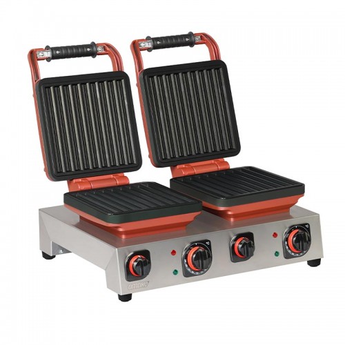 Omake CHR.01 E22 Zamanlayıcılı Churros İkili Waffle Makinesi, Elektrikli