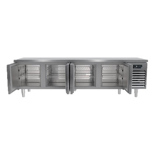Portabianco CAK-4N60 Cihaz Altı Kısa Buzdolabı, Dört Kapılı, 300 Litre, 220*60*60 cm
