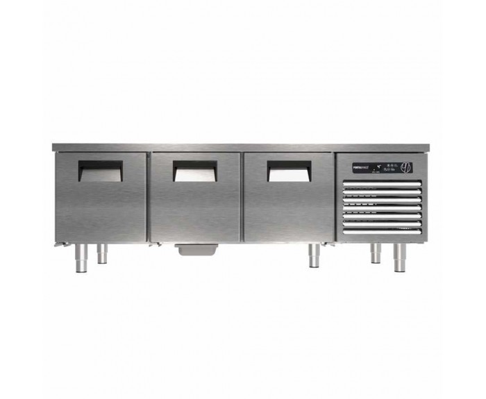 Portabianco CAM-3D70 Cihaz Altı Monoblok Derin Dondurucu, Üç Kapılı, 280 Litre, 176,5*70*60 cm