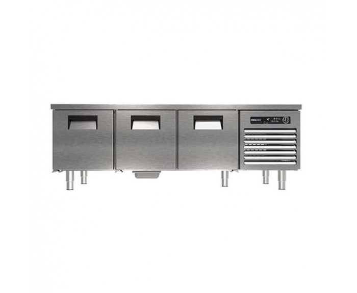 Portabianco CAU-3D60 Cihaz Altı Uzun Derin Dondurucu, Üç Kapılı, 230 Litre, 200*60*60 cm