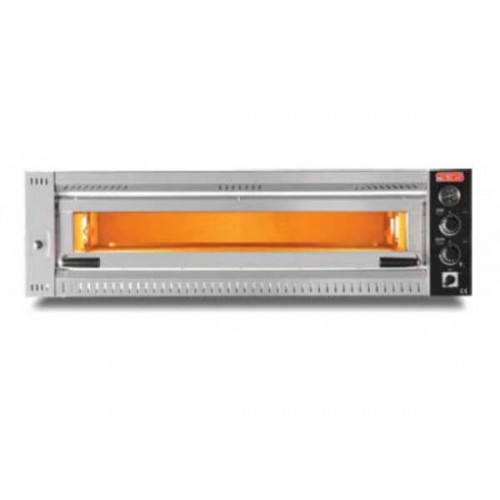 SGS PO-PROFI-10570 Profesyonel Pizza Fırını, 6 Adet Tava Kapasiteli, Tek Katlı, 9500 W