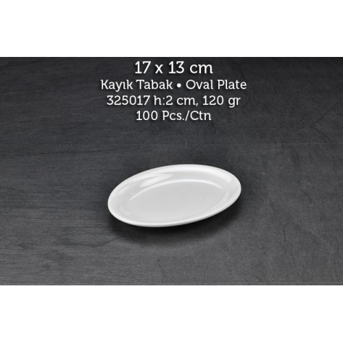 Tuva Thermo Melamin Wings 17 cm Kayık Kırılmaz Tabak