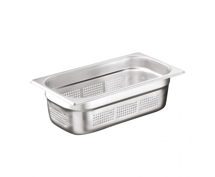 Öztiryakiler Delikli Gastronorm Küvet, GN 1/3, 32.5x17.6x6.5