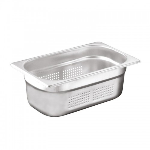 Öztiryakiler Delikli Gastronorm Küvet, GN 1/4, 26.5x16.2x2 cm