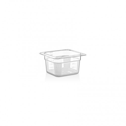 GastroPlast GN 1/6-100 mm Gn Pc Şeffaf Küvet GNP-16100