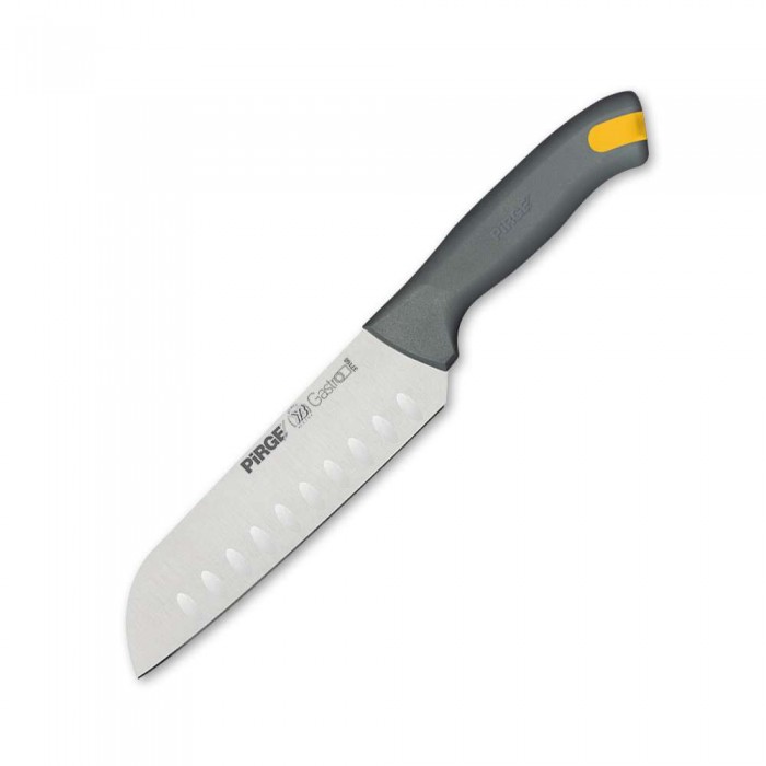 PİRGE GASTRO SANTOKU BIÇAĞI OLUKLU 17 CM