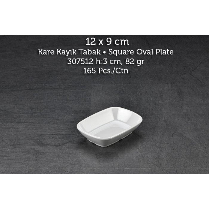 TUVA THERM INTETNATİONAL 12x9 CM KARE KAYIK TABAK