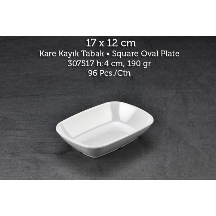 TUVA THERM INTETNATİONAL 17x12 CM KARE KAYIK TABAK