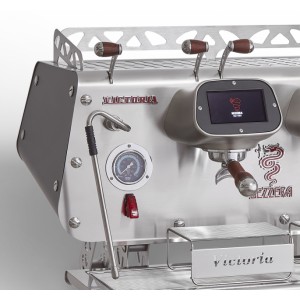 Bezzera Victoria Tall Cup Tam Otomatik Espresso Kahve Makinesi, 2 Gruplu, Siyah