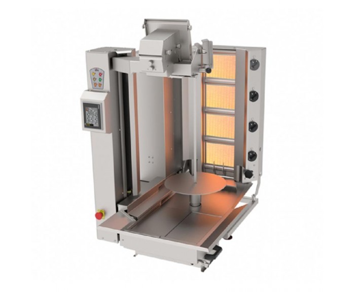 Atalay Compact Seri Geniş Kesim Döner Robotu, 4 Radyanlı, Doğalgazlı