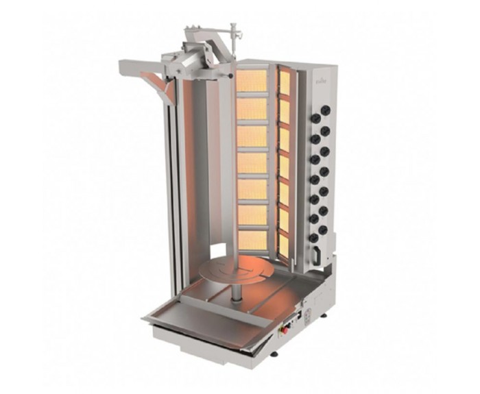 Atalay Döner Robotu, 7x2 Radyanlı, Doğalgazlı