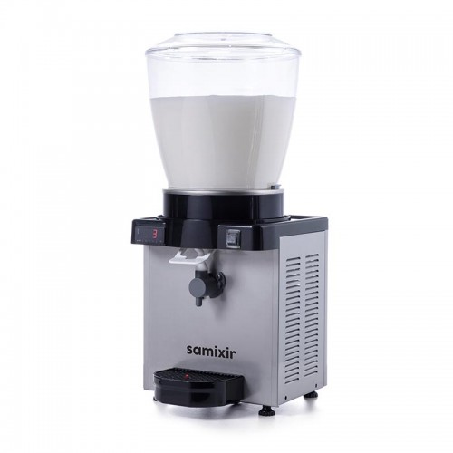 Samixir KAM22 Panaromik Dijital Köpüklü Ayran Dispenseri, 22 L, Inox