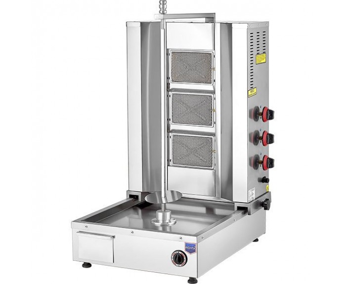 Remta D06(A) Alttan Motorlu Döner Ocağı, 3 Radyanlı, Doğalgazlı