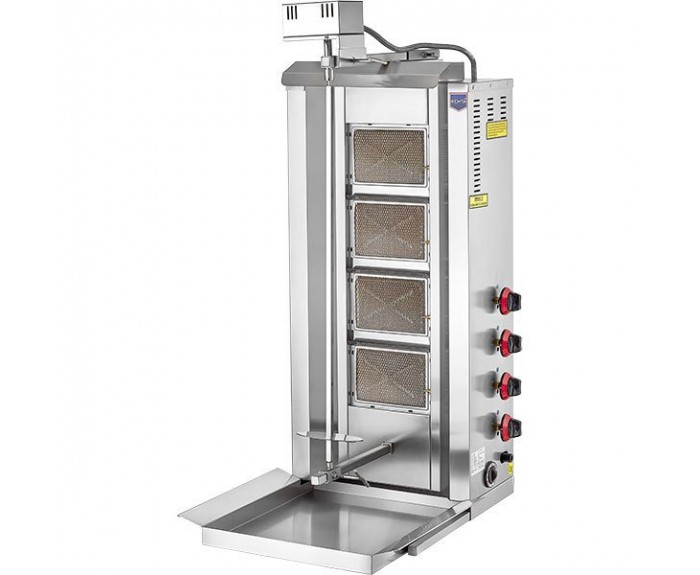 Remta D08(M) Üstten Motorlu Döner Ocağı, 4 Radyanlı, LPG