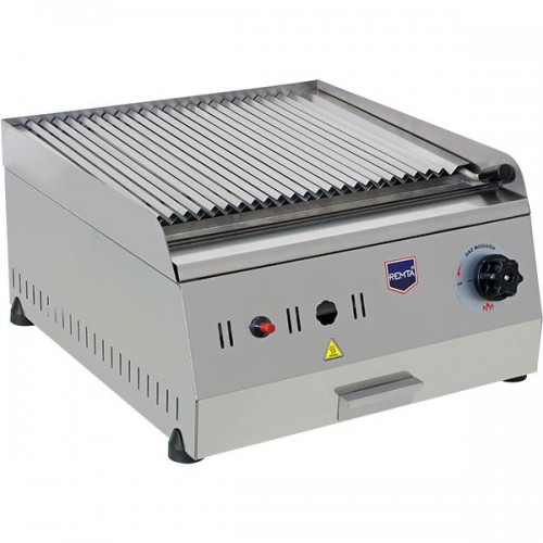 Remta R50CE(L) Lavataşlı Izgara, 50 cm, Doğalgazlı