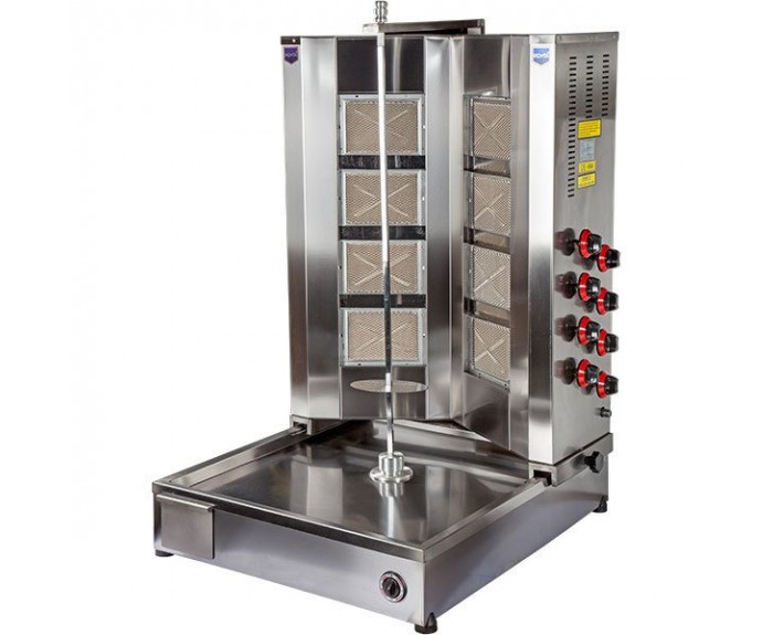 Remta D14(A) V Model Döner Ocağı, 8 Radyanlı, Alttan Motorlu, LPG